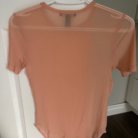 Mesh pink bodysuit - Picture 2 of 3